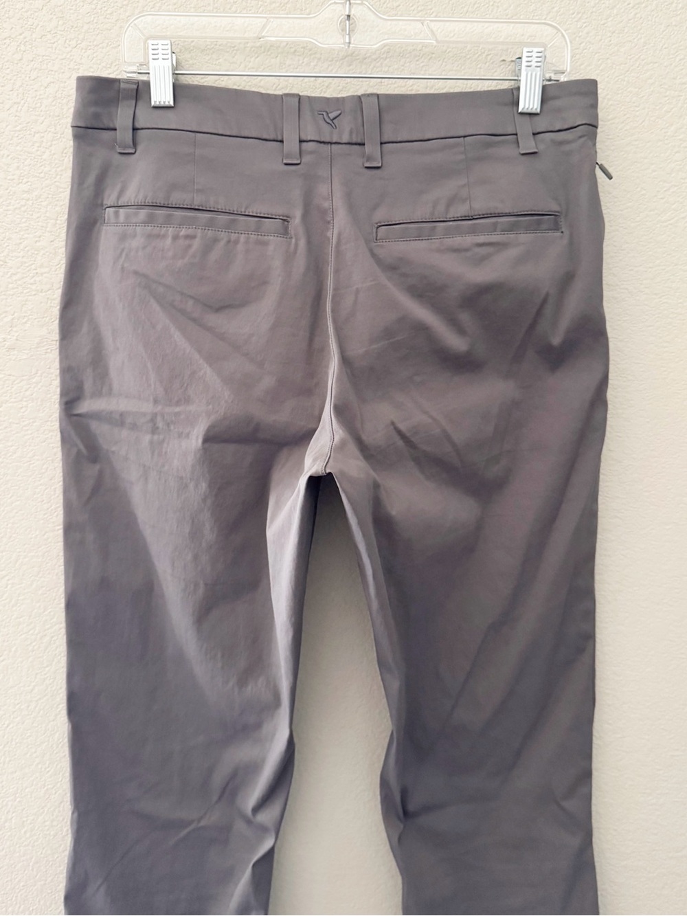Birddogs Stretch Khakis Slim Pant Chino Unlined Mens 32 Gray Work Casual Travel - Picture 11 of 12